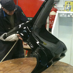 Époque chair in production.